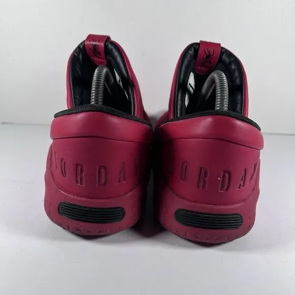 Nike Jordan Flight Luxe Triple Red Lace Up Athletic Shoes Sneakers Men's Size 9 - Picture 4 of 8